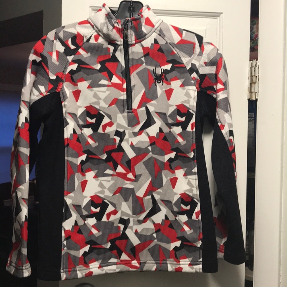 Spyder boys  1/2 zip pull over